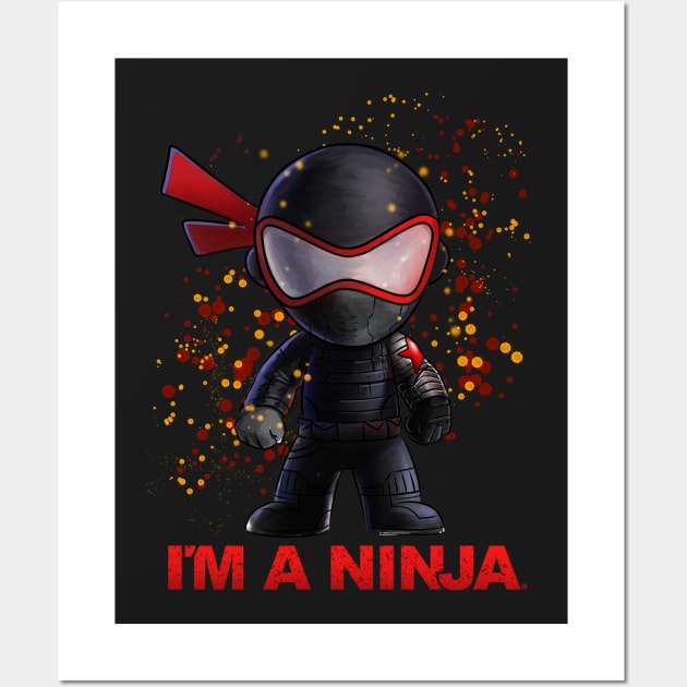 I'M A NINJA Cosplay 24 Wall Art by imaninja